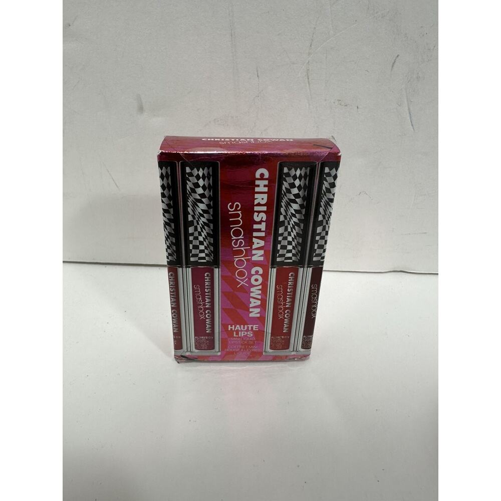 4 Pk‎ SMASHBOX x CHRISTIAN COWAN Haute Lips Mini Liquid Lipstick Set 4 Pieces